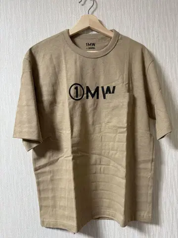 미사용 새상품 택 포함 1MW by SOPH. 베이지 티셔츠 한정판