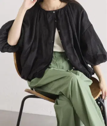 퓨어세신 라미 2WAY 블라우스