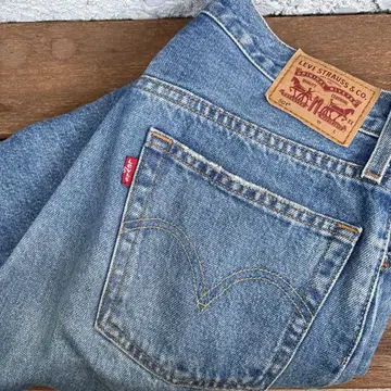 Levi's 리바이스 501 루즈 스트레이트 파랑 데님