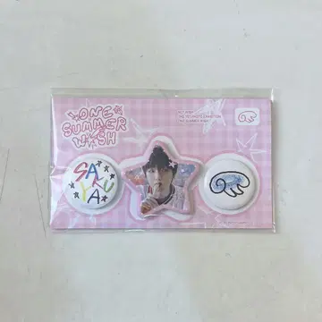 ONE SUMMER WISH 핀 배지 사쿠야 캔뱃지 세트