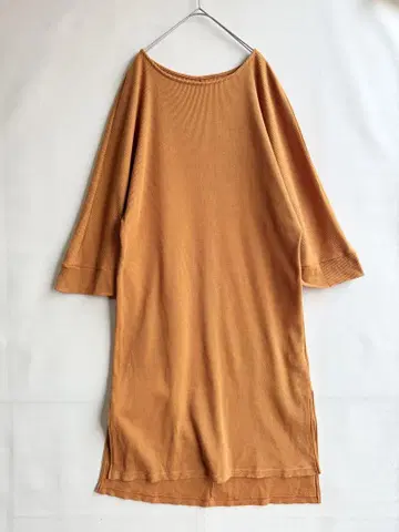 어반 리서치 여성용 티셔츠 원피스 와플 머스타드