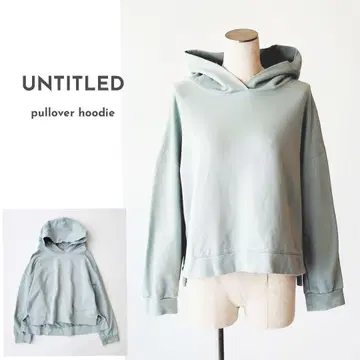 UNTITLED 언타이틀 M/2 풀오버 후디 후드티 청록색