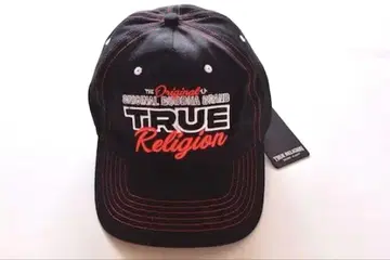 [새상품] TRUE RELIGION 자수 트루 릴리전 캡 블랙