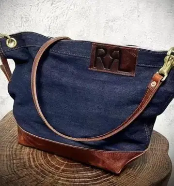 RRL 데님 숄더백 남녀 공용