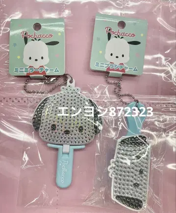키라데코 미니어처 시리즈 산리오 거울과 빗 포차코 세트