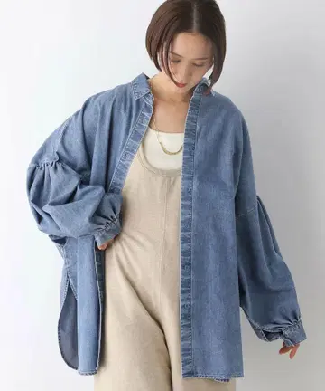 렙심 LEPSIM 데님 BIG 판초 블루 85