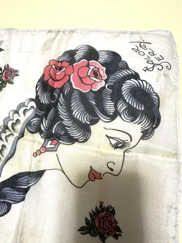 세일러 제리 핀업걸 반다나 스카프 Tattoo 타투