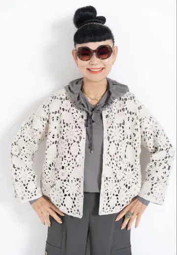 kyoko higa 크로셰 니트 가디건  쿄코 히가  2024ss
