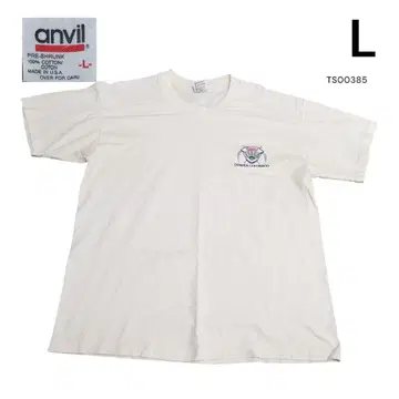 anvil 자수 티셔츠 L 화이트 Coors Field Denver
