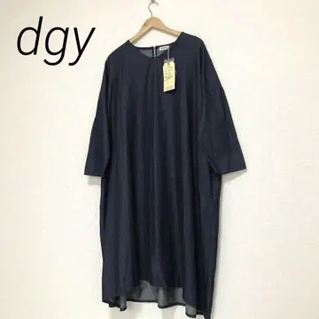 dgy 택 포함 코튼 데님 원피스 넉넉한 원피스