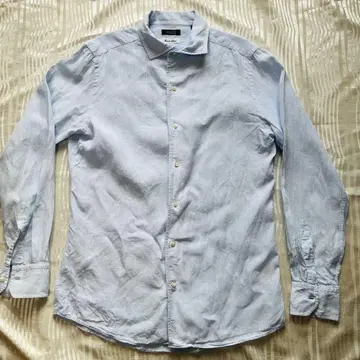 UNITED ARROWS 린넨 셔츠 라이트 블루