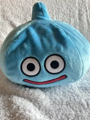 파란색 슬라임 봉제 인형