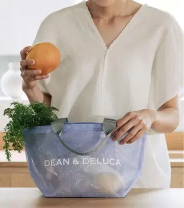 DEAN&DELUCA 메쉬 토트백 라일락 S