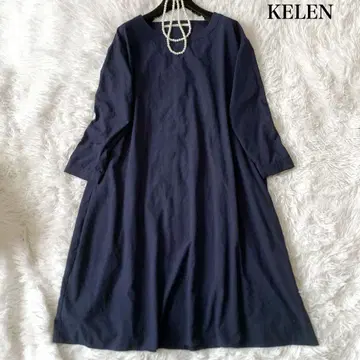 KELEN 백 아코디언 플리츠 원피스 롱 M 정가 1.7만
