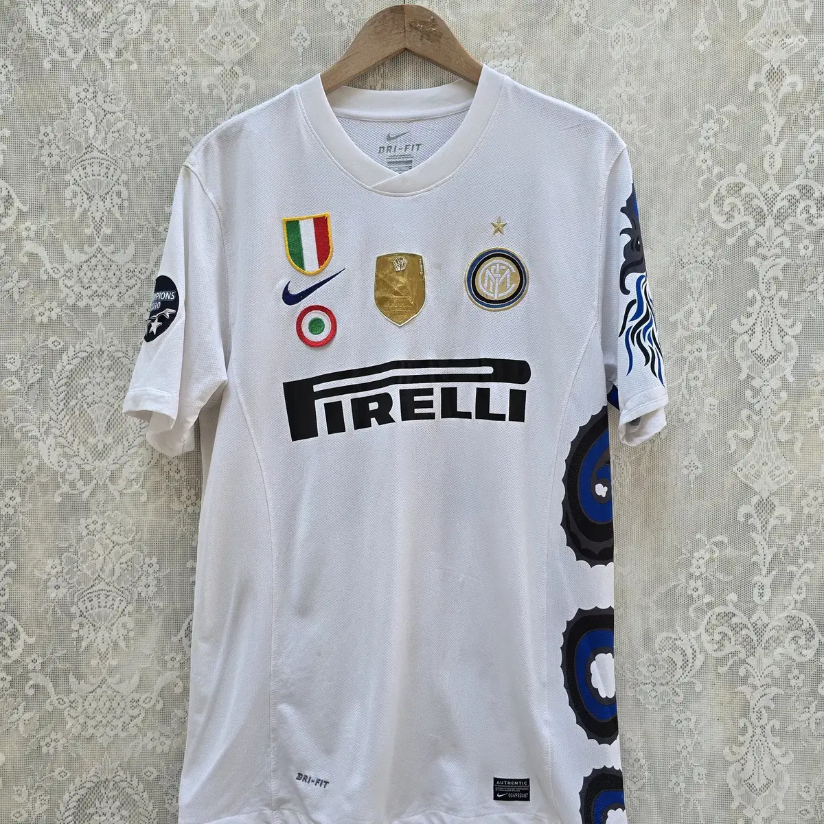 Nike Inter Milan Nagatomo 長友 55 XL Special Drop, #1 2010/11 Inter Milan Home Shirt - NAGATOMO