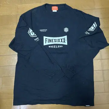 FINESIXXX WHEELERS 블랙 긴팔 티셔츠