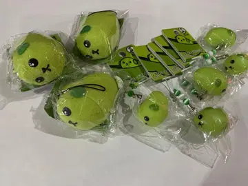 헤이세이 레트로 콩 시바 에다마메 소프트 비닐 비즈 스트랩 휴대폰 스트랩