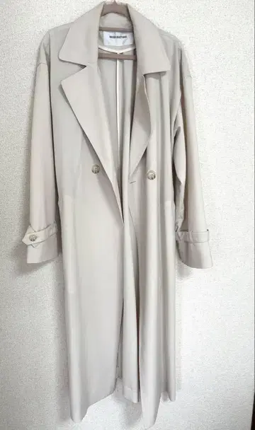 NATURAL BEAUTY BASIC 트렌치코트 M 화이트