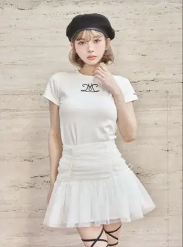 미사용 새상품 Darich 다리치 자수 로고 T셔츠