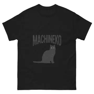 MACHINEKO 고양이 디자인 티셔츠