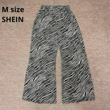 SHEIN 여성 팬츠 바지 제브라 세련된 완판템