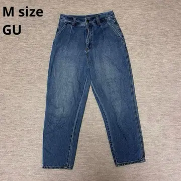 GU 여성용 바지 팬츠 데님 청바지