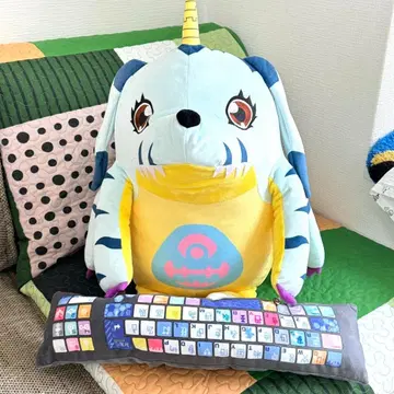 반다이 봉제 인형 가브몬 PC 쿠션 디지몬 어드벤처 tri