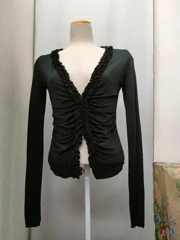 폭시 뉴욕 블랙 가디건