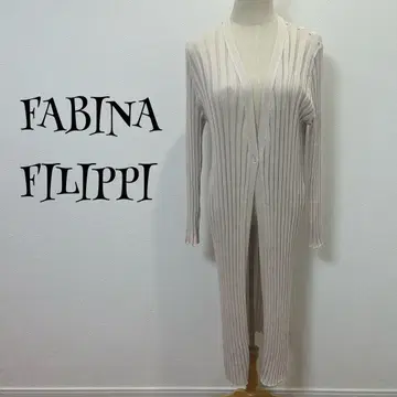 FABIANA FILIPPI (USA 4) 롱 가디건 / 코튼 / 베이지