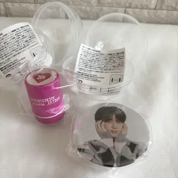 BTS JIN RUNSEOKJIN 일본 한정 캡슐 토이 캔뱃지 스탬프