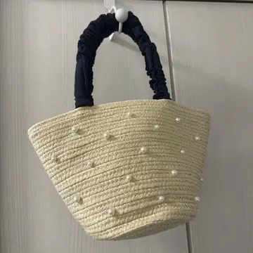 glove 펄 장식 카고 가방