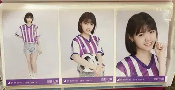 전 노기자카46 니시노 나나세 축구 유니폼 브로마이드