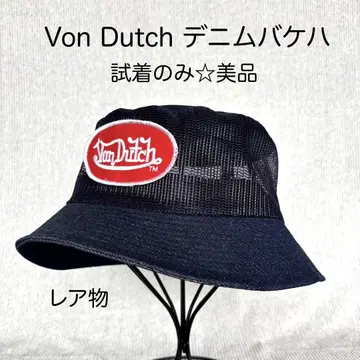 VonDutch] 본더치 버킷 햇 데님 메쉬 모자 버킷햇