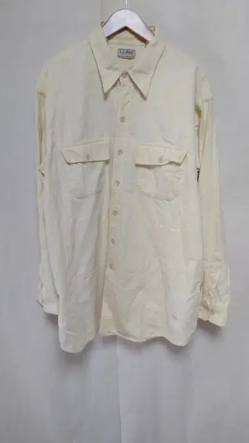 빈티지 80년대 LLBEAN 긴팔 코튼 셔츠 MADE IN USA XL
