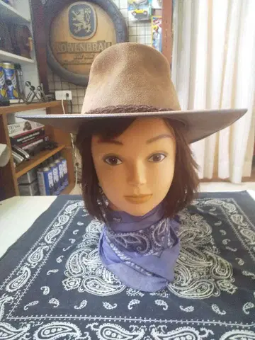 천연 가죽 카우보이 모자 호주 카우보이 웨스턴 모자