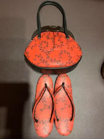 기모노 조리 가방 세트 일본 의류 앤티크 레트로