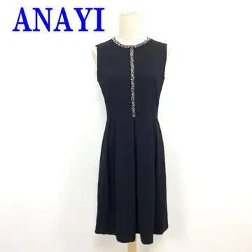 ANAYI 아나이 슬리브리스 원피스 블랙 트리아세테이트 38 C3509