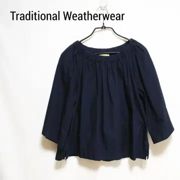 Traditional Weatherwear 상의 면 블라우스