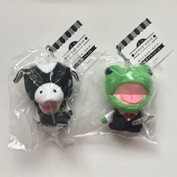 파펫마펫 우시 군 개구리 군 봉제인형 키링 점원 손가락 인형