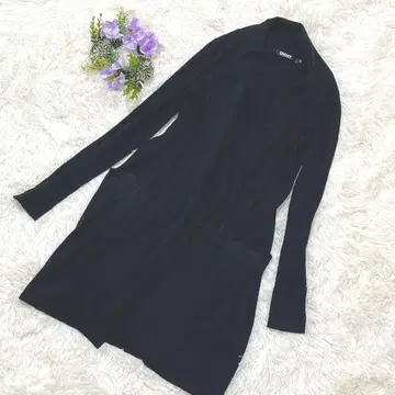 DKNY 롱 가디건 블랙 사이즈 S