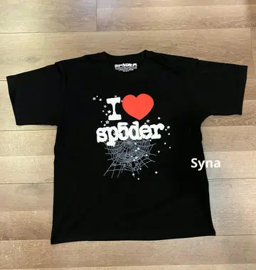 sp5der 스파이더 티셔츠 블랙