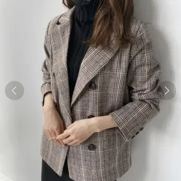 fifth 체크 무늬 테일러드 자켓
