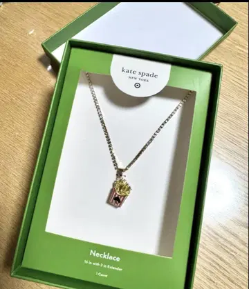 한정판 레어] 타겟 kate spade 감자 튀김 목걸이 새상품