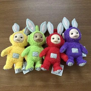 텔레토비즈 토끼 귀 봉제 인형 4종 컴프