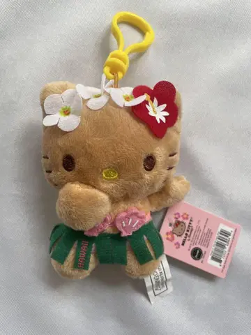 ABC STORE 하와이 한정판 일광화상 키티 헬로키티 훌라 키링