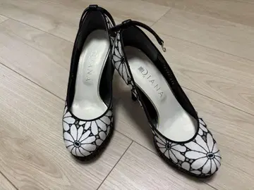 다이애나 DIANA 꽃무늬 21.5cm 힐 8cm