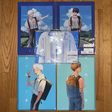 빛이 죽은 여름 파우치 & 클리어 파일 4종 세트