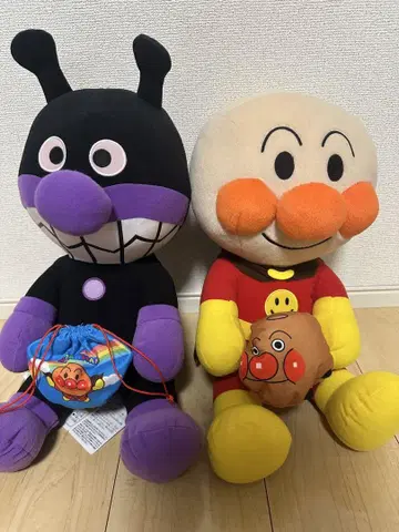 호빵맨 세균맨 봉제 인형 세트