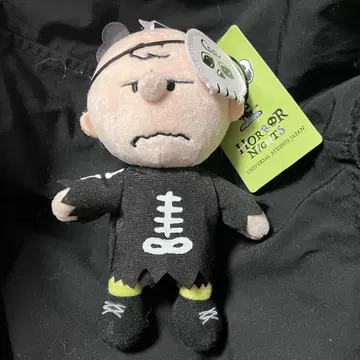 유니버 USJ 찰리 브라운 키링 봉제 인형 할로윈