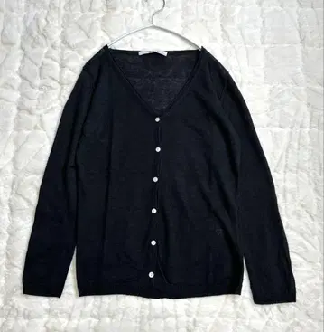 Pink Labet BASIC 린넨 가디건 긴팔 미사용